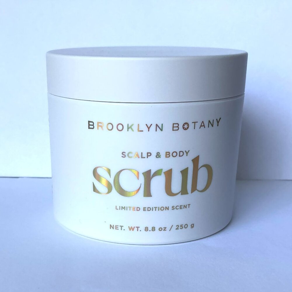 Brooklyn Botany Scalp & Body Scrub Limited Edition, 8.8oz new